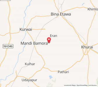 Map of Naniyakheri, Madhya Pradesh