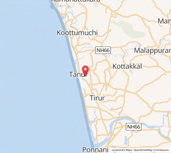 Map of Nannambra, Kerala