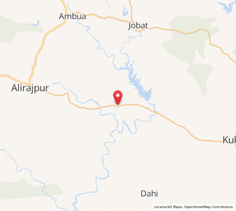 Map of Nanpur, Madhya Pradesh