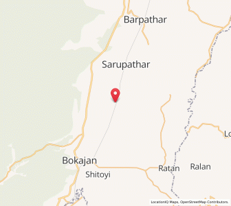 Map of Naojan, Assam