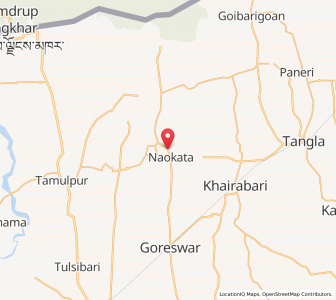 Map of Naokata, Assam