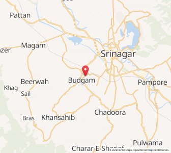 Map of Narachpur, Kashmir