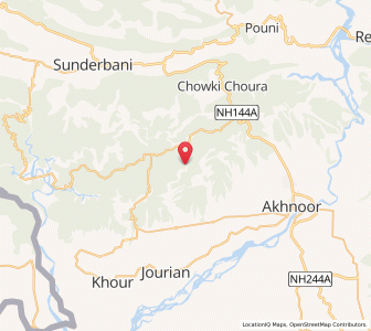 Map of Narain Chariwala, Kashmir