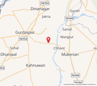 Map of Narainpur, Punjab