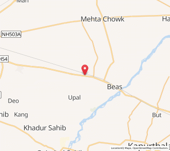 Map of Naranjanpur Fattuwal, Punjab