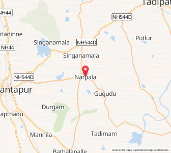 Map of Narapala, Andhra Pradesh