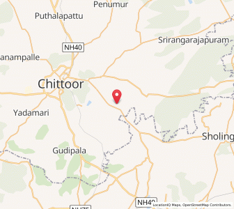 Map of Narasingarayanpet, Andhra Pradesh