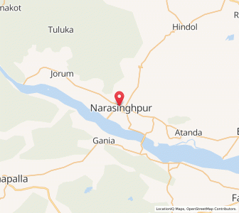 Map of Narasinghapur, Odisha