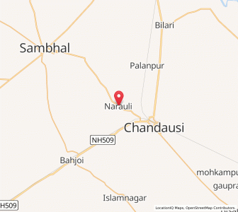 Map of Narauli, Uttar Pradesh