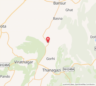 Map of Narayanpur, Rajasthan