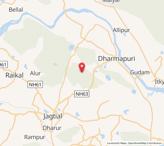 Map of Narella, Andhra Pradesh