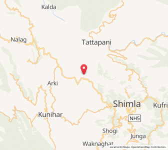 Map of Narhana, Himachal Pradesh