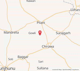 Map of Narhar, Rajasthan
