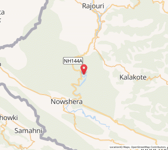 Map of Narian, Kashmir