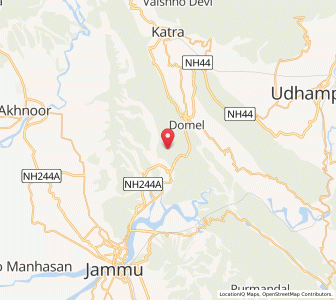 Map of Narka, Kashmir