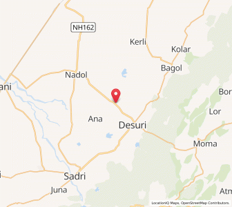 Map of Narlai, Rajasthan