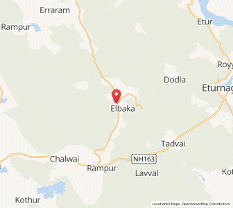 Map of Narlapur, Andhra Pradesh