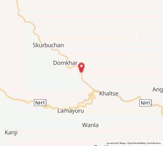 Map of Narmu, Kashmir