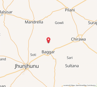 Map of Narnond, Rajasthan