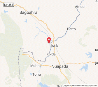 Map of Narra, Chhattisgarh