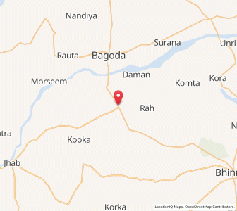 Map of Narsana, Rajasthan