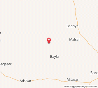 Map of Narsara, Rajasthan