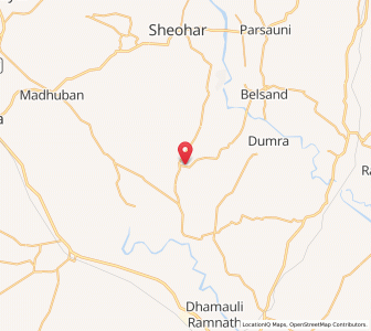 Map of Narwara, Bihar