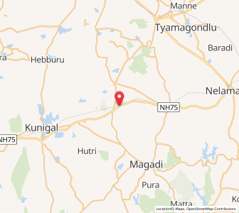 Map of Naryasandra, Karnataka