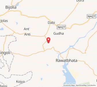 Map of Nasera, Rajasthan