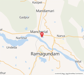 Map of Naspur, Andhra Pradesh