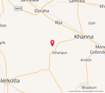 Map of Nasrali, Punjab
