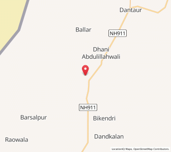 Map of Nasuma, Rajasthan