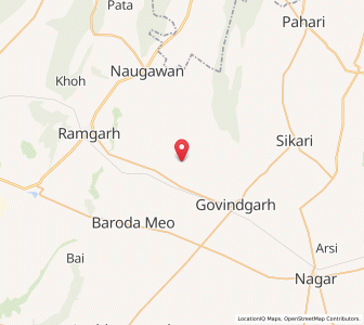Map of Naswari, Rajasthan