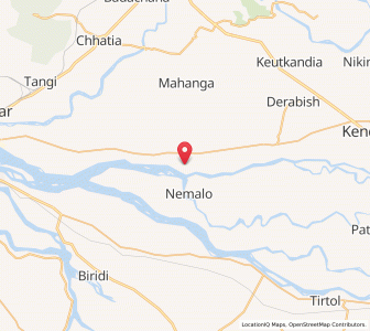 Map of Natara, Odisha