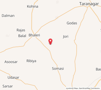 Map of Nathana Kotwad, Rajasthan