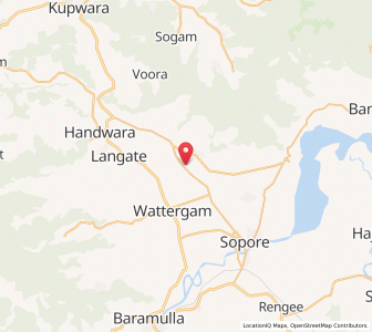 Map of Nathipur, Kashmir
