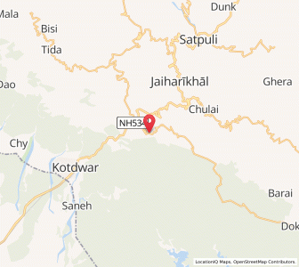 Map of Nathupur, Uttarakhand