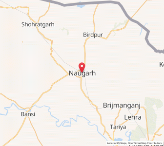 Map of Naugarh, Uttar Pradesh