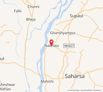 Map of Nauhata, Bihar