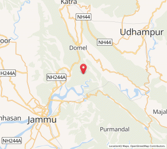 Map of Naulsula, Kashmir