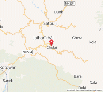 Map of Nav, Uttarakhand