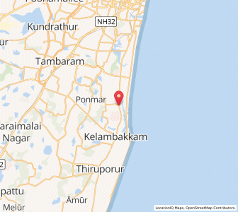 Map of Navalur, Tamil Nadu