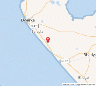 Map of Navi Dhrewad, Gujarat
