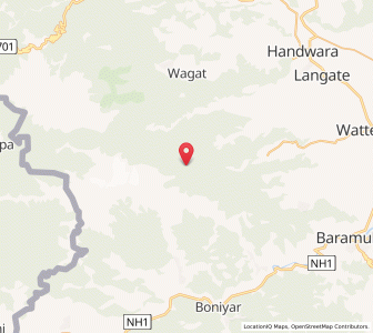 Map of Nawa Baihk, Kashmir
