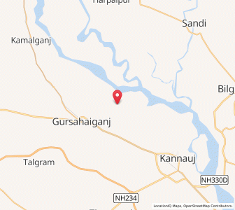 Map of Nawal Purwa, Uttar Pradesh