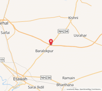 Map of Nawalpur, Uttar Pradesh