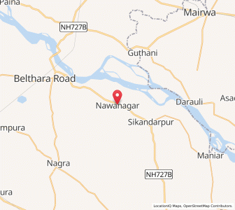 Map of Nawanagar, Uttar Pradesh