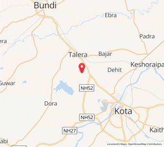 Map of Naya Bardha, Rajasthan