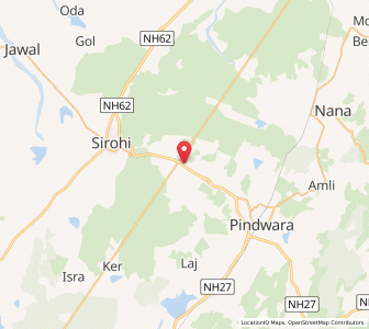 Map of Naya Sanwara, Rajasthan