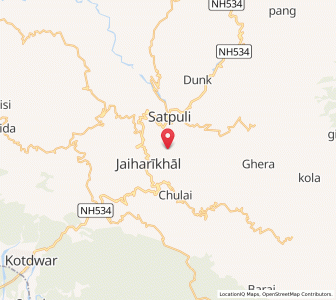 Map of Nayunsari, Uttarakhand